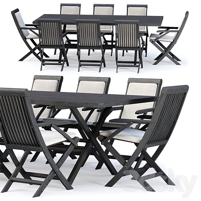 Alesso outdoor furniture set v04 / Garden furniture set