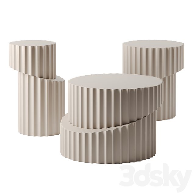 DORIC coffee tables by Roche Bobois