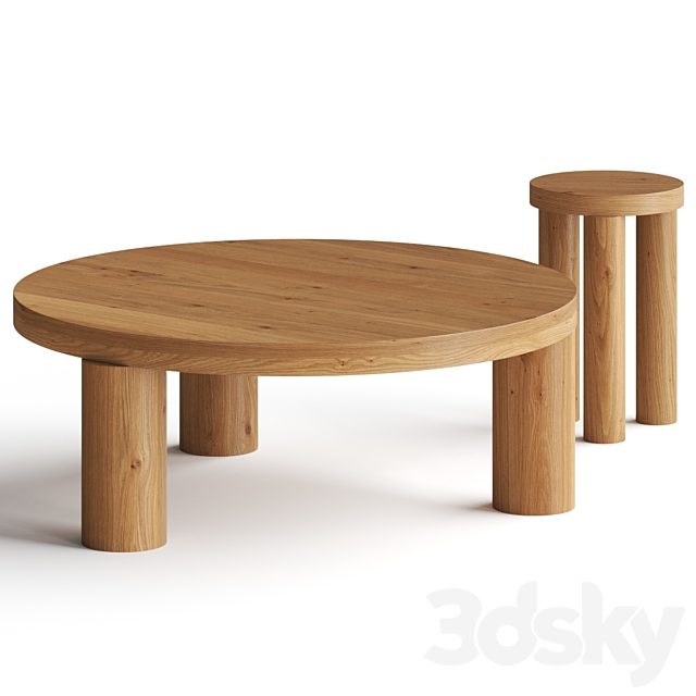 RESIDENT Offset Side Table