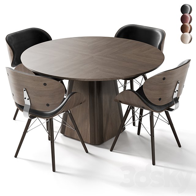rmen Living Cassie Dining Chair and Table