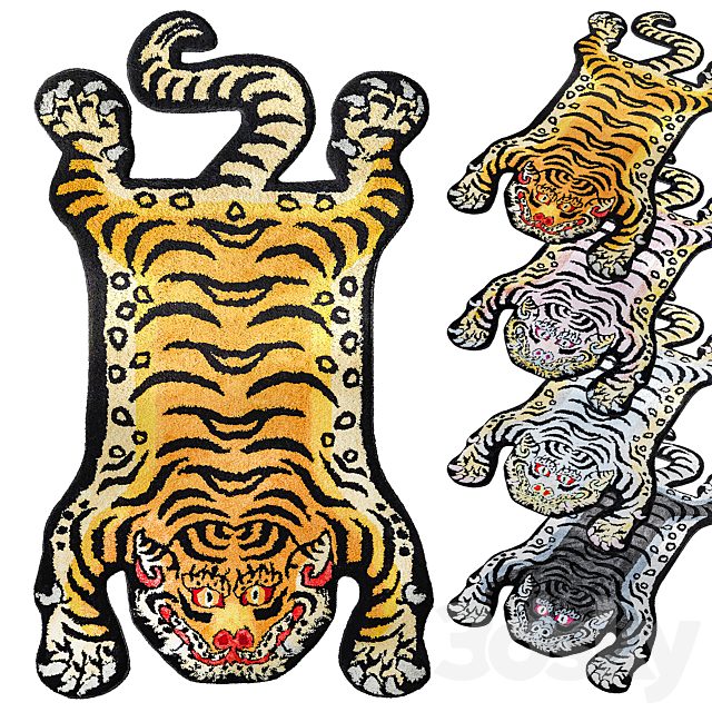 Tibetan tiger rug