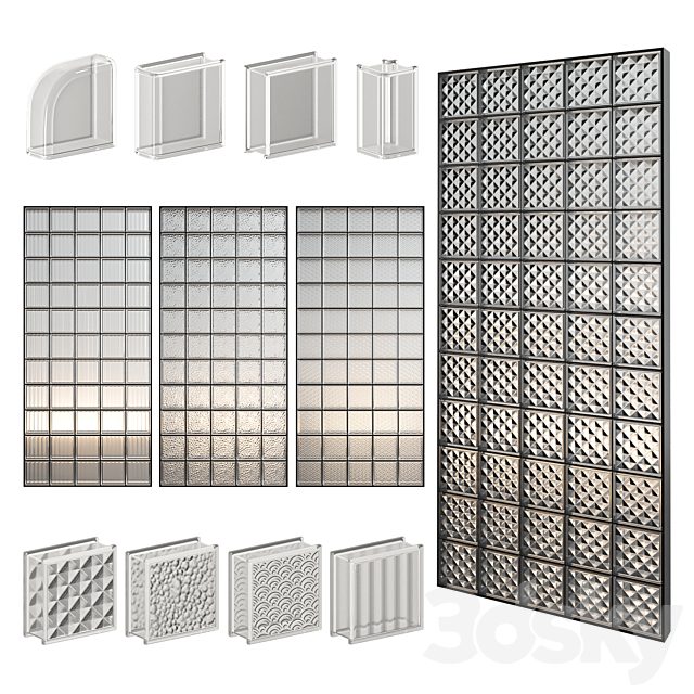Glass Block Wall 10