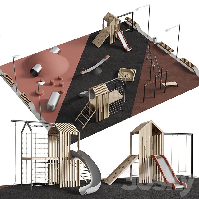 Modern playground