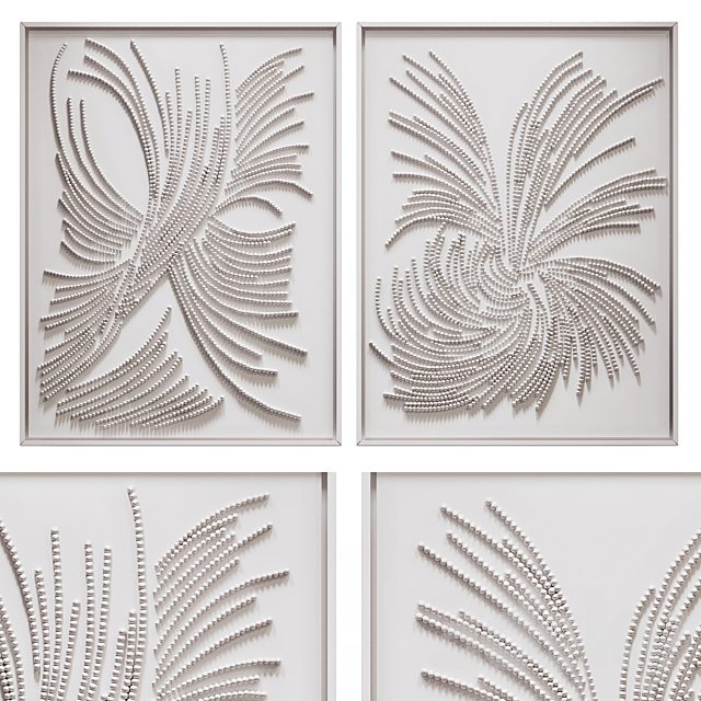 Panel White Diptych