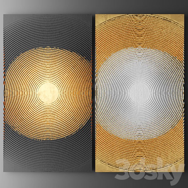 Decor for wall. Panel.