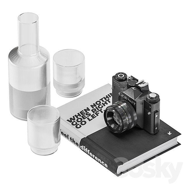 Coffee table decorative set