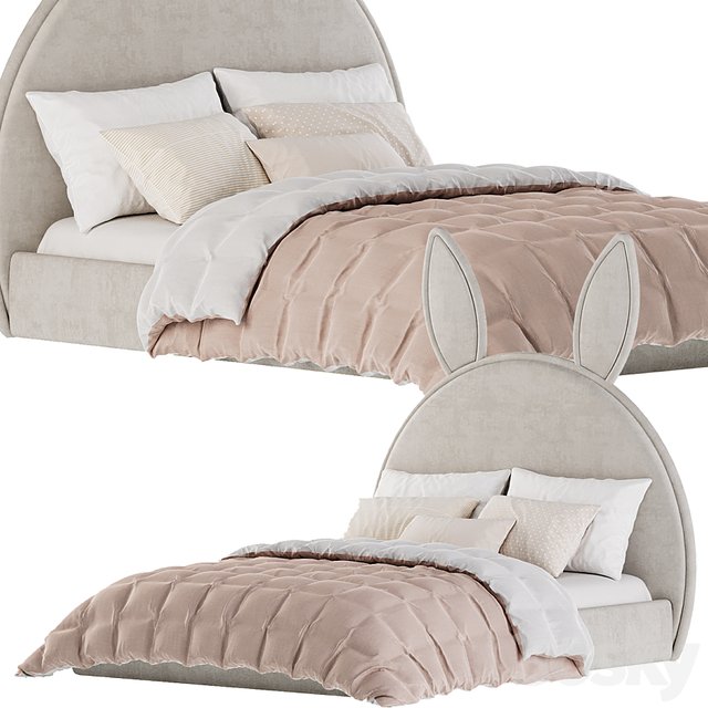 Baby bed with ears
