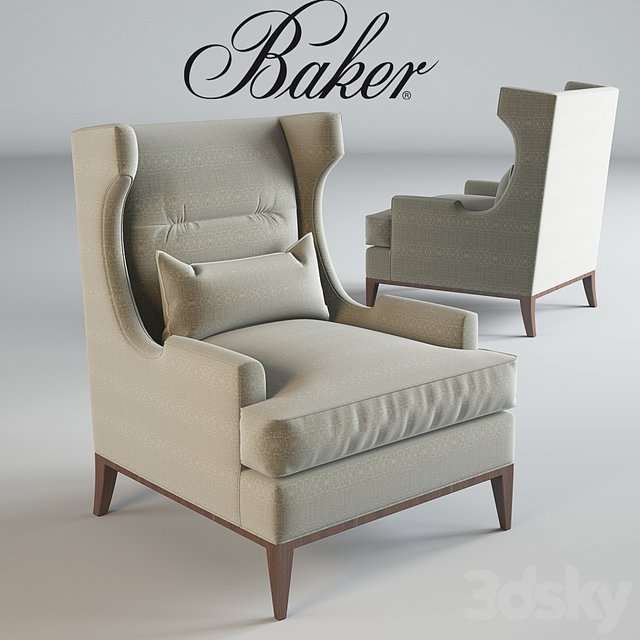 Baker Westminster Wing Chair No. 6572C