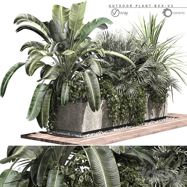 OUTDOOR PLANT BOX-V3