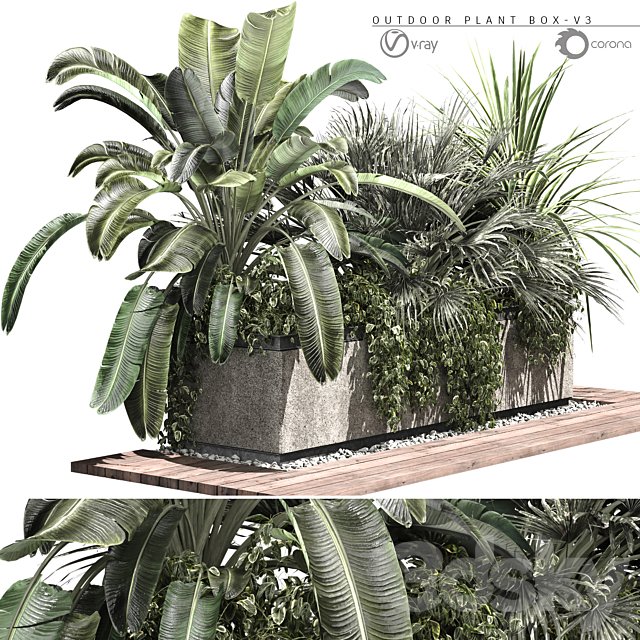 OUTDOOR PLANT BOX-V3