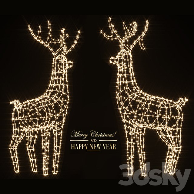 New Year deer