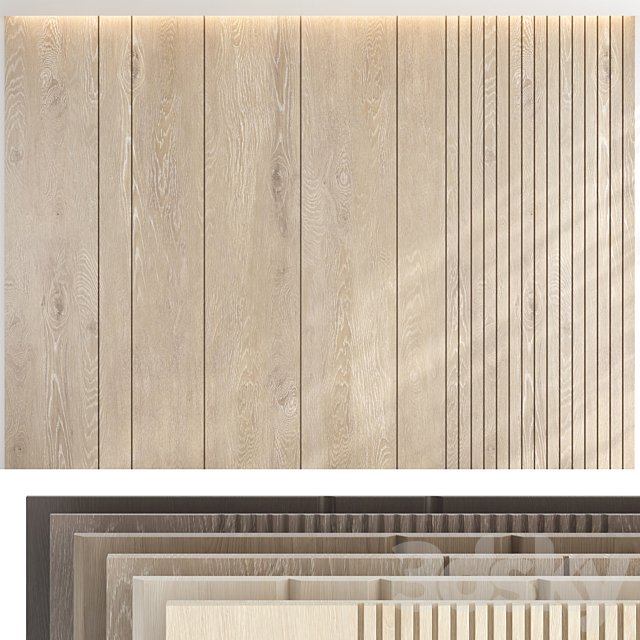 Wood panel set v01