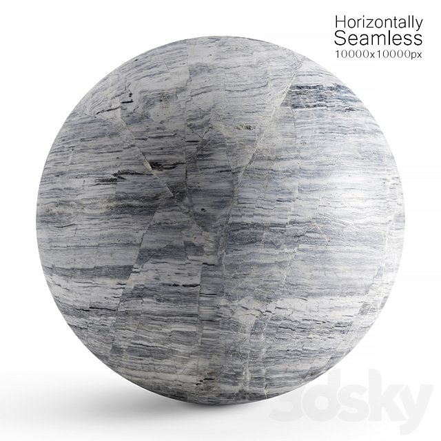 Seamless horizontal gray marble material