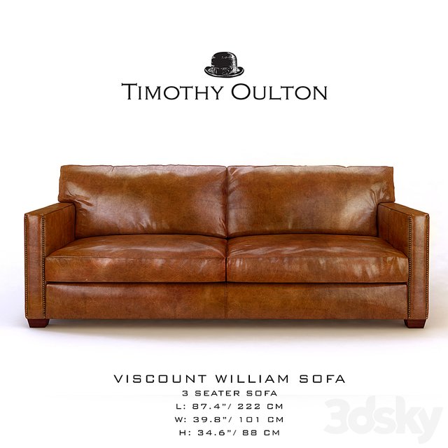 Viscount William Sofa, Sofa 3-seater