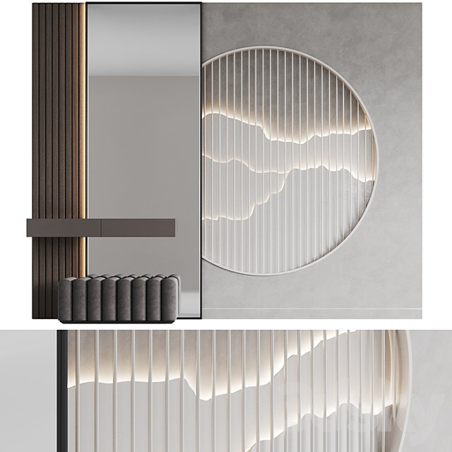 Composition in the entrance hall Mountains
