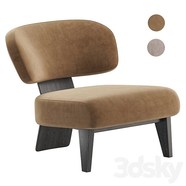 REEVES armchair by Minotti