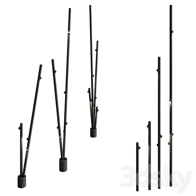 BAMBOO floor lamp By Vibia