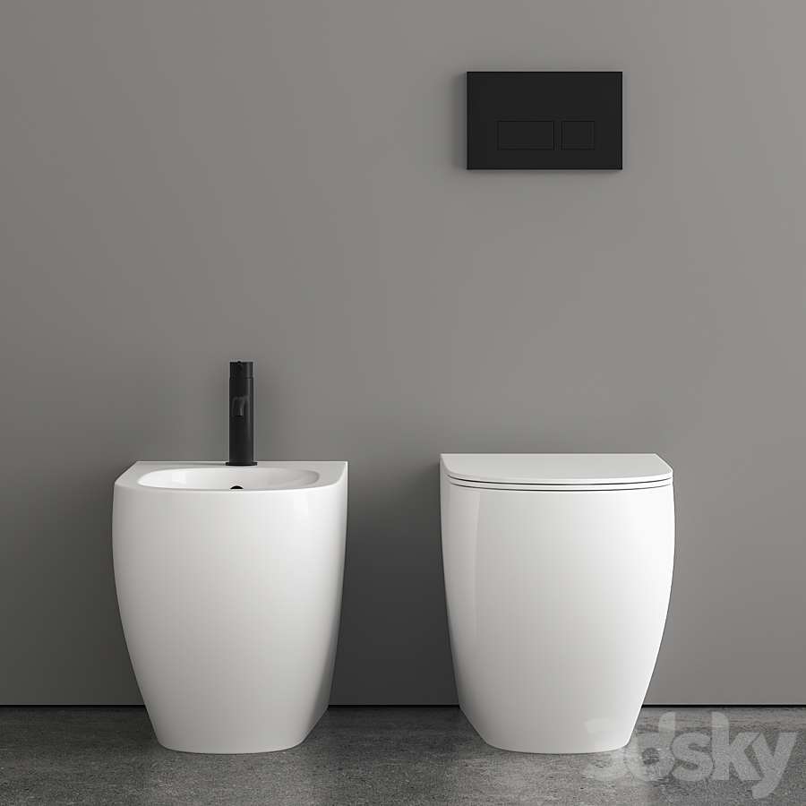 Nic Toilet and Bidet Pin Serie