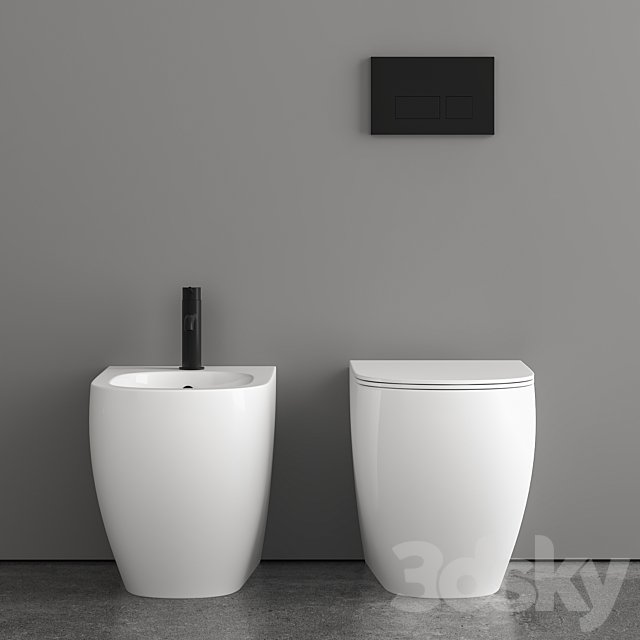 Nic Toilet and Bidet Pin Serie