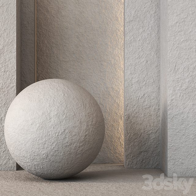 Stucco Wall Texture 4K - Seamless - 3 Color