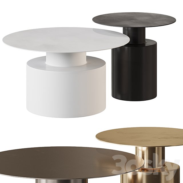 Homary round coffee table