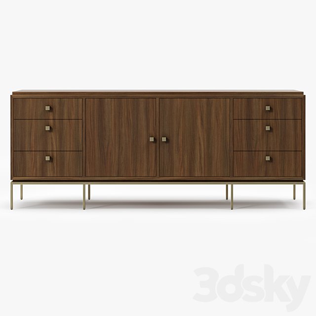 Mitchel Gold &amp; Bob Williams Vandyke Drawer Door Chest