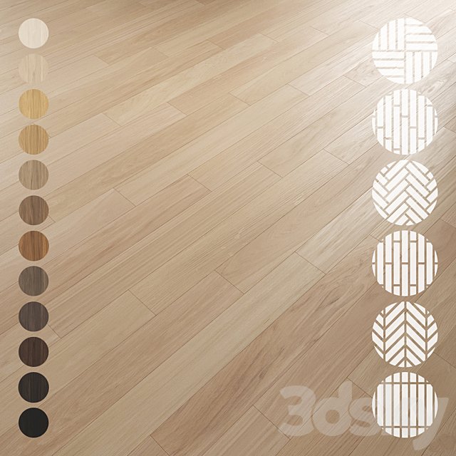 Oak Flooring Set 001