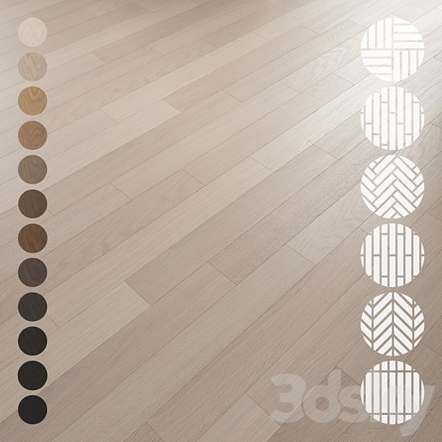 Oak Flooring Set 013