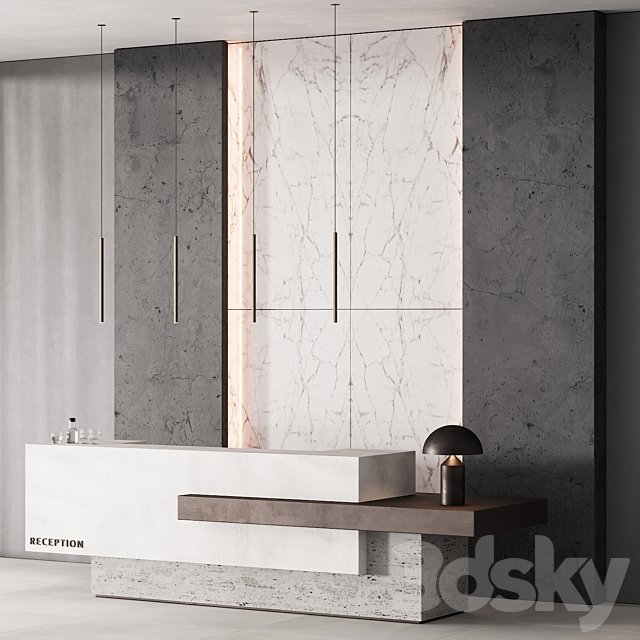 183 office furniture 03 reception desk 03