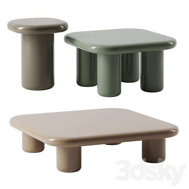 BILBAO coffee tables by Mogg
