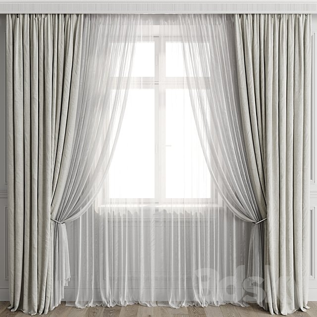 Curtains with window 499C