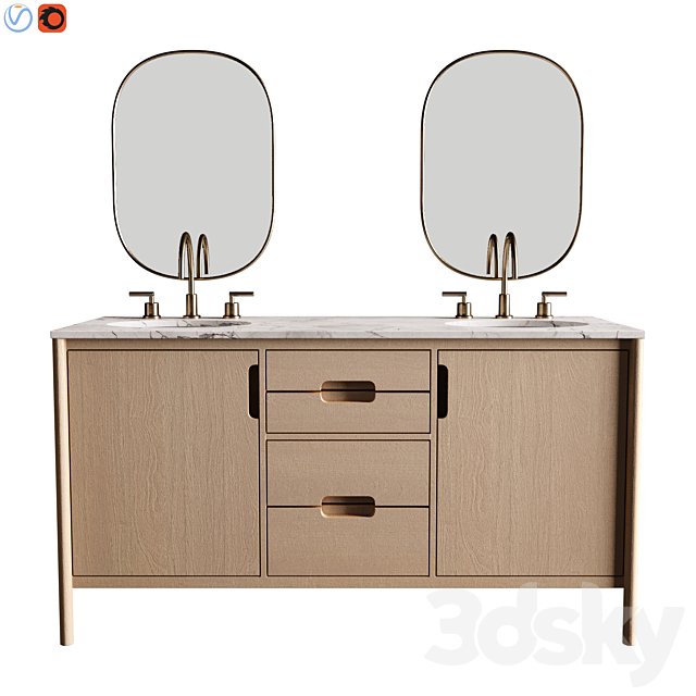 Manzanita 60 Double Sink Vanity
