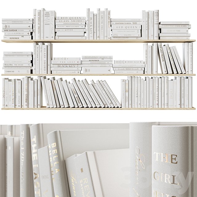 Set of books Books Beige 1