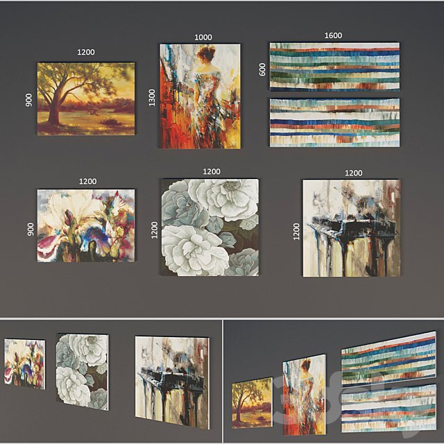 Set of 3 pictures