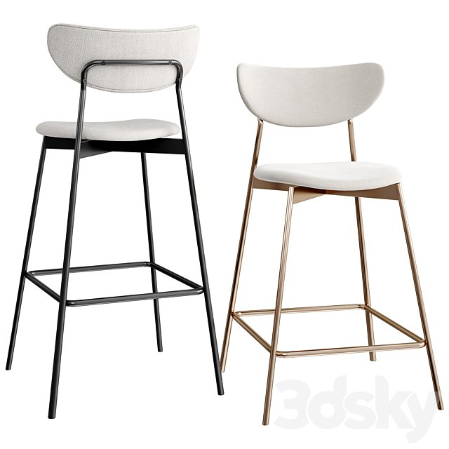 west elm Modern Petal Bar & Counter Stool