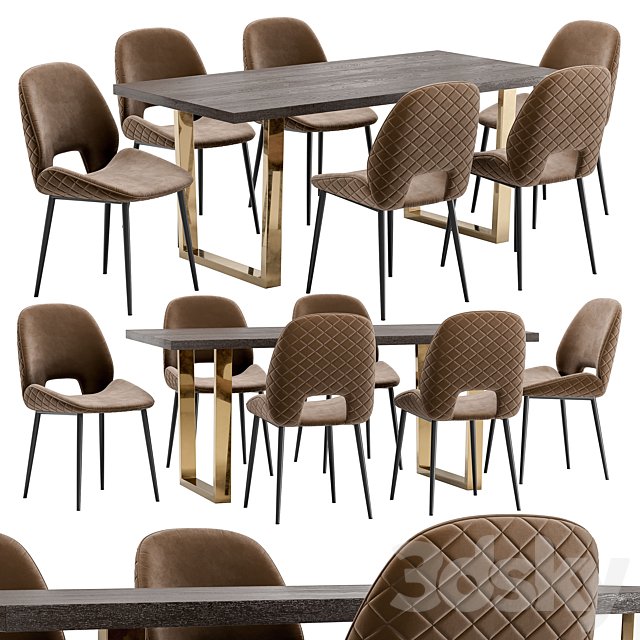 Beekman Dining Chair and Osaka Table