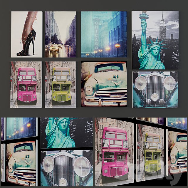 A selection of contemporary paintings