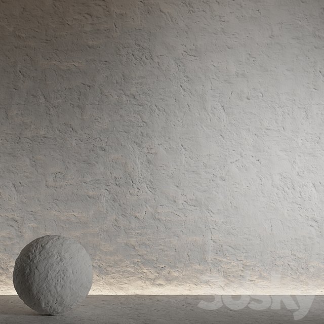 Decorative plaster. Seamless decorative plaster material