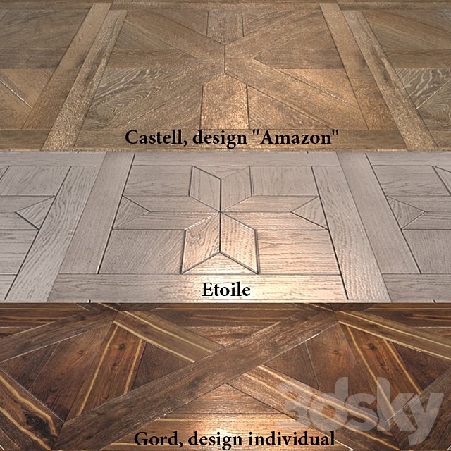Modular flooring 5 (3 types)