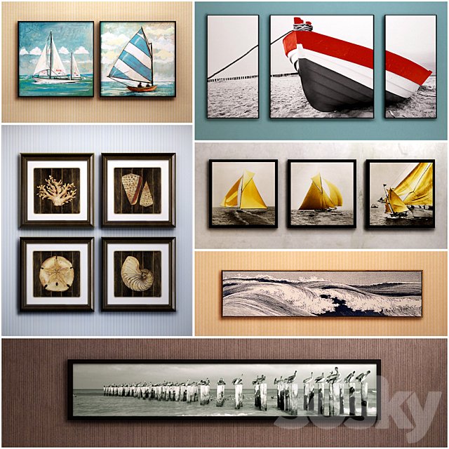 The picture in the frame: a collection of 45 Marine theme