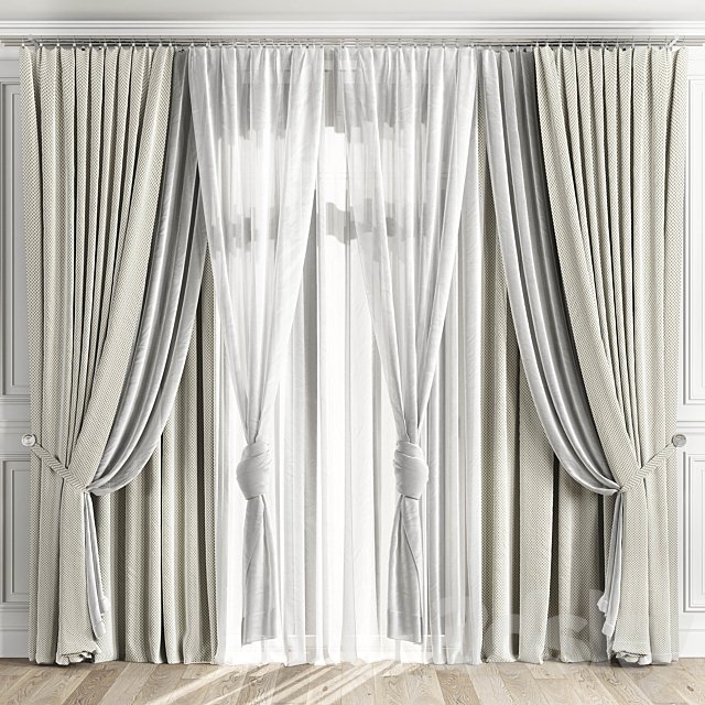 Curtains with window 510C
