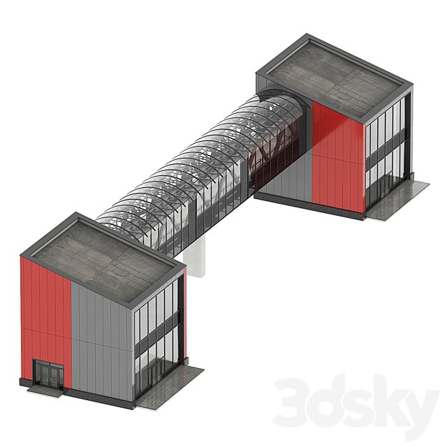 elevated pedestrian crossing