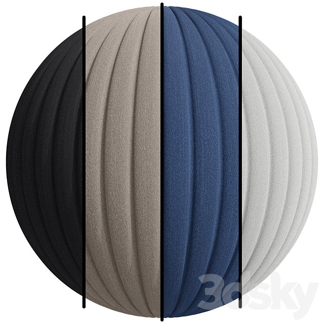 FB448 Denim Fabric(Line) | PBR | one design and 4 different colors | 4K