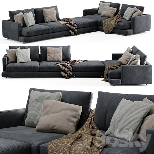 Flexform Long Island Sofa Set 01