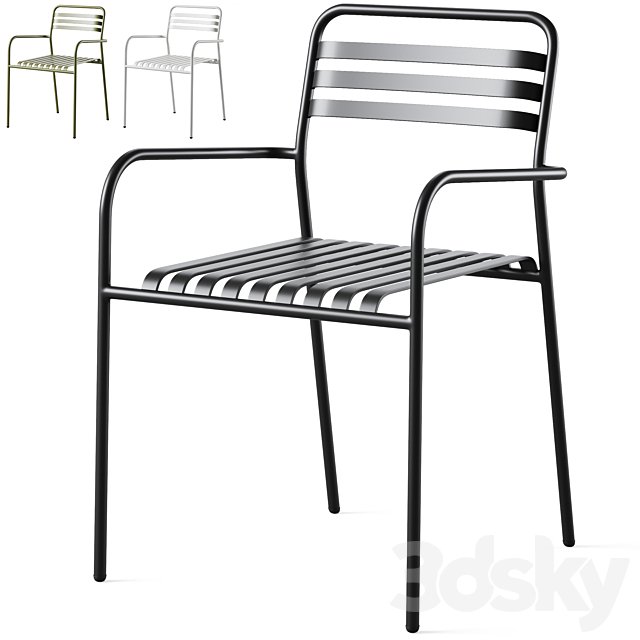 Aluminum garden armchair MANNI by LA REDOUTE