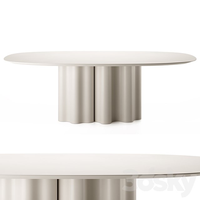 THEATRO MAGICO | Oval table by Saba Italia