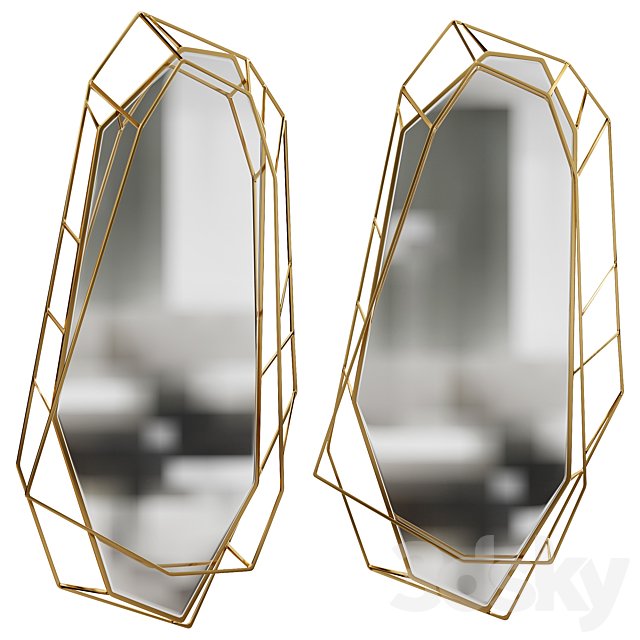 DIAMOND BIG MIRROR by maisonvalentina
