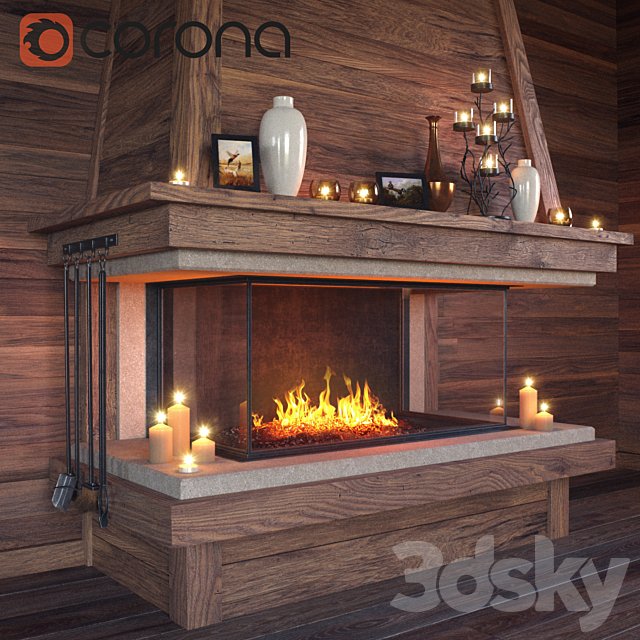Fireplace set