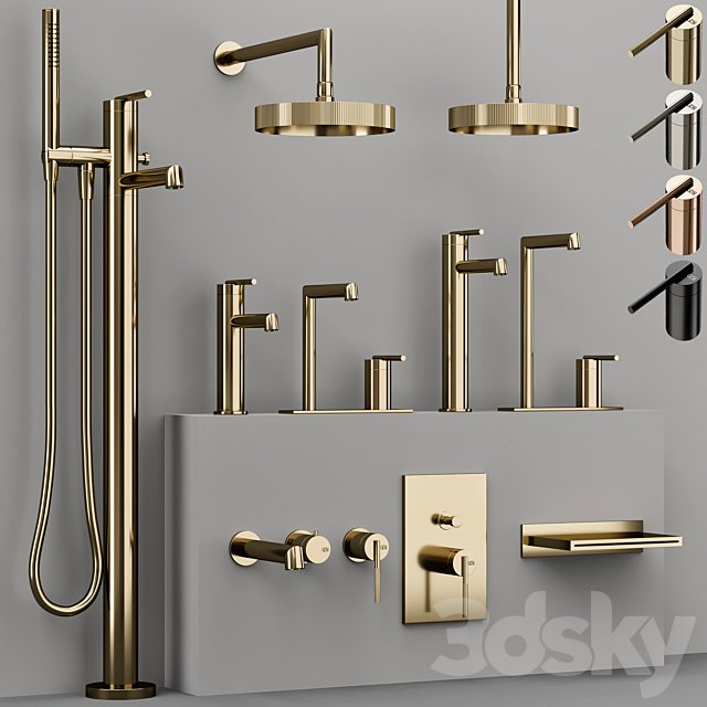 GESSI INGRANAGGIO bathroom faucet collection