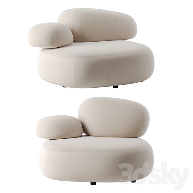 Pebble Rubble sofa by Moroso set 4